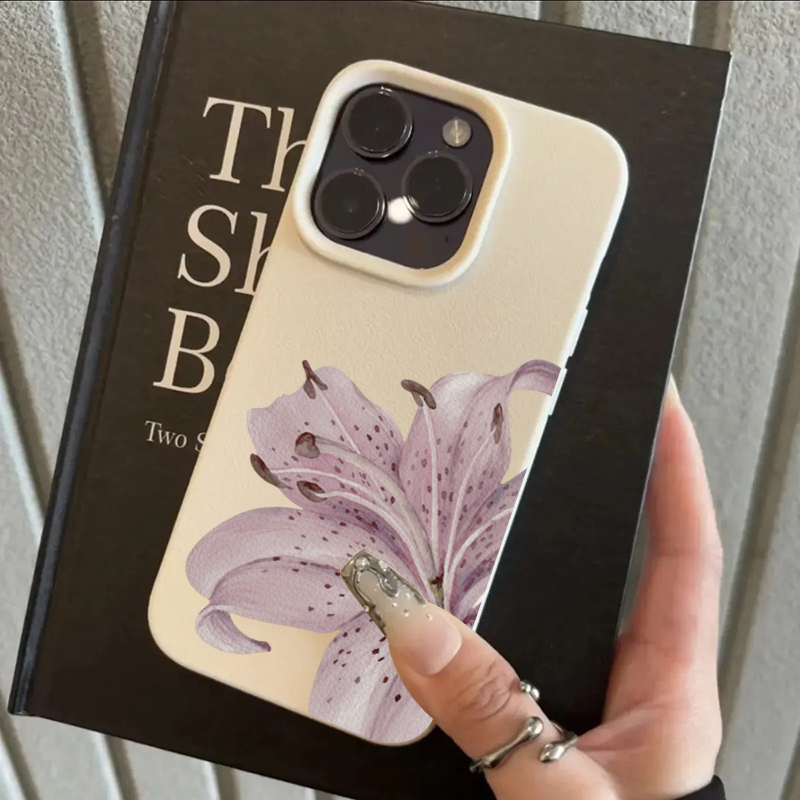 Phone Cases Purple - Purple Lily Flower Phone Case For