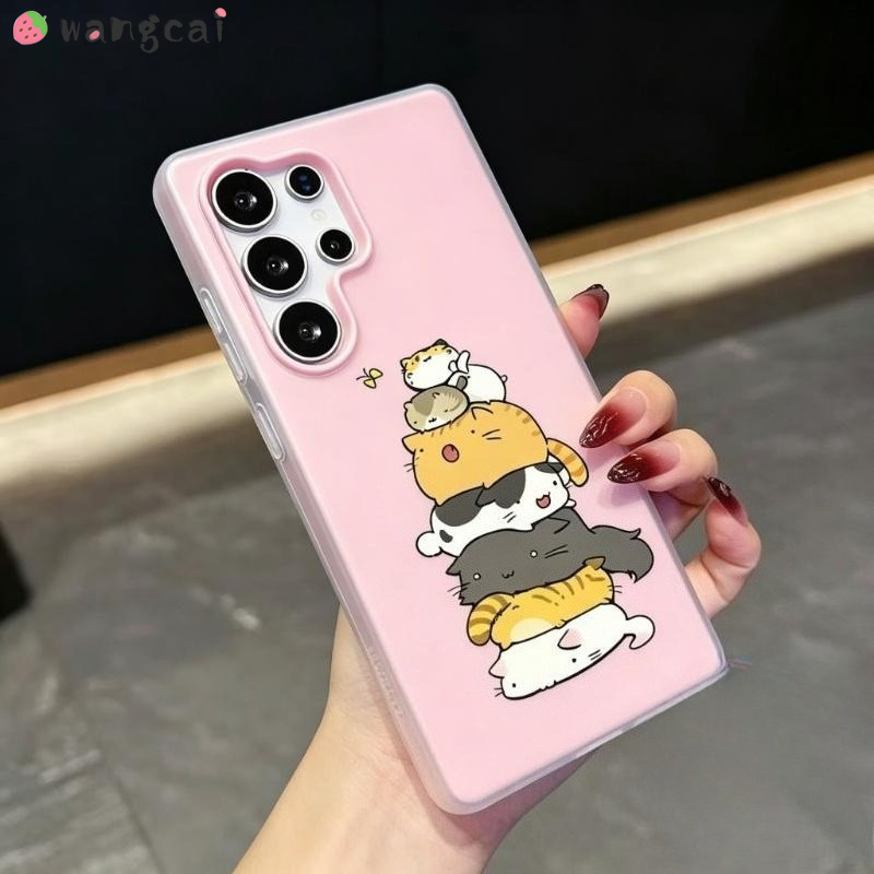 Phone Cases India - Cute Cat 2 in1 Matte Phone