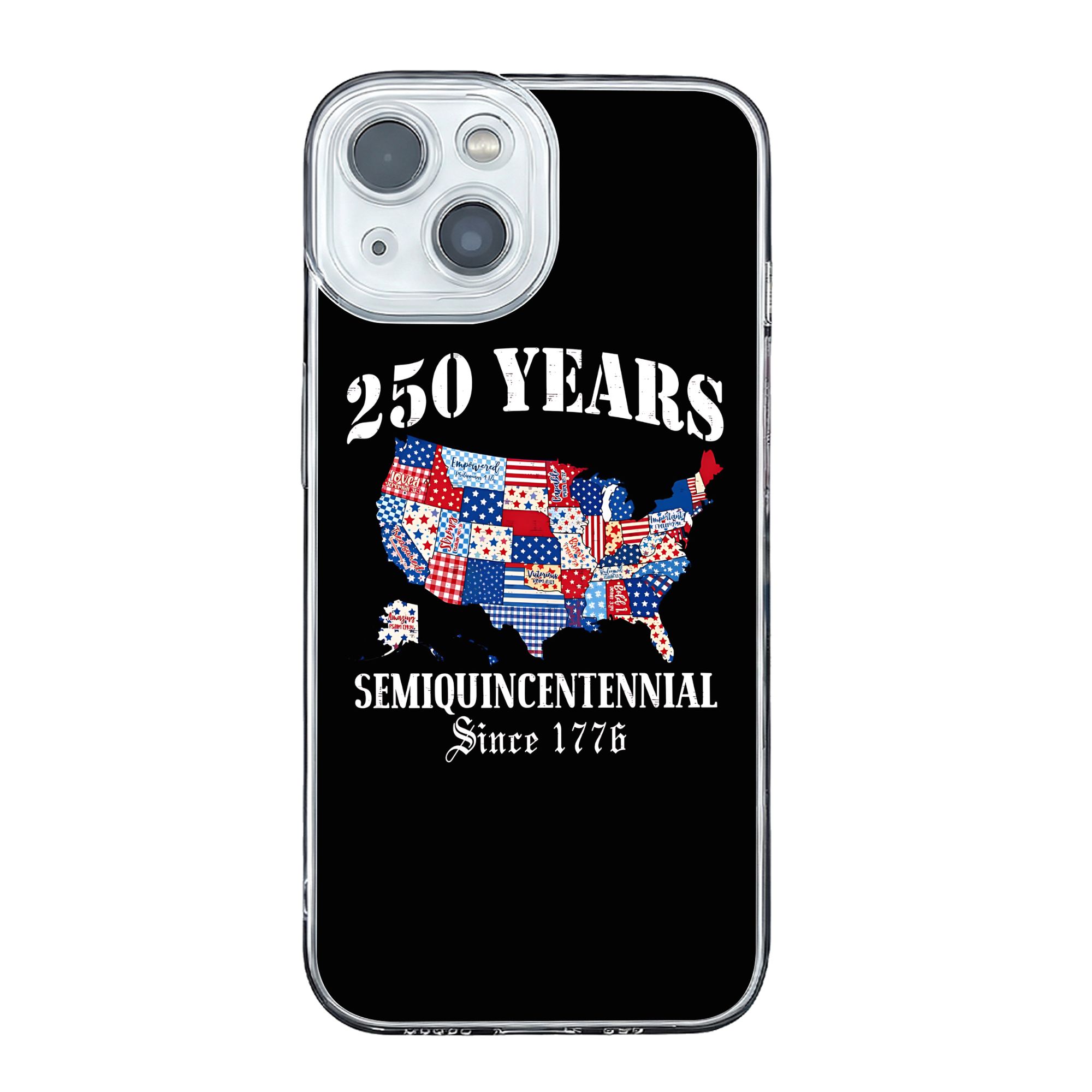 Phone Cases Usa - Retro Usa 250 Map 250th Anniversary