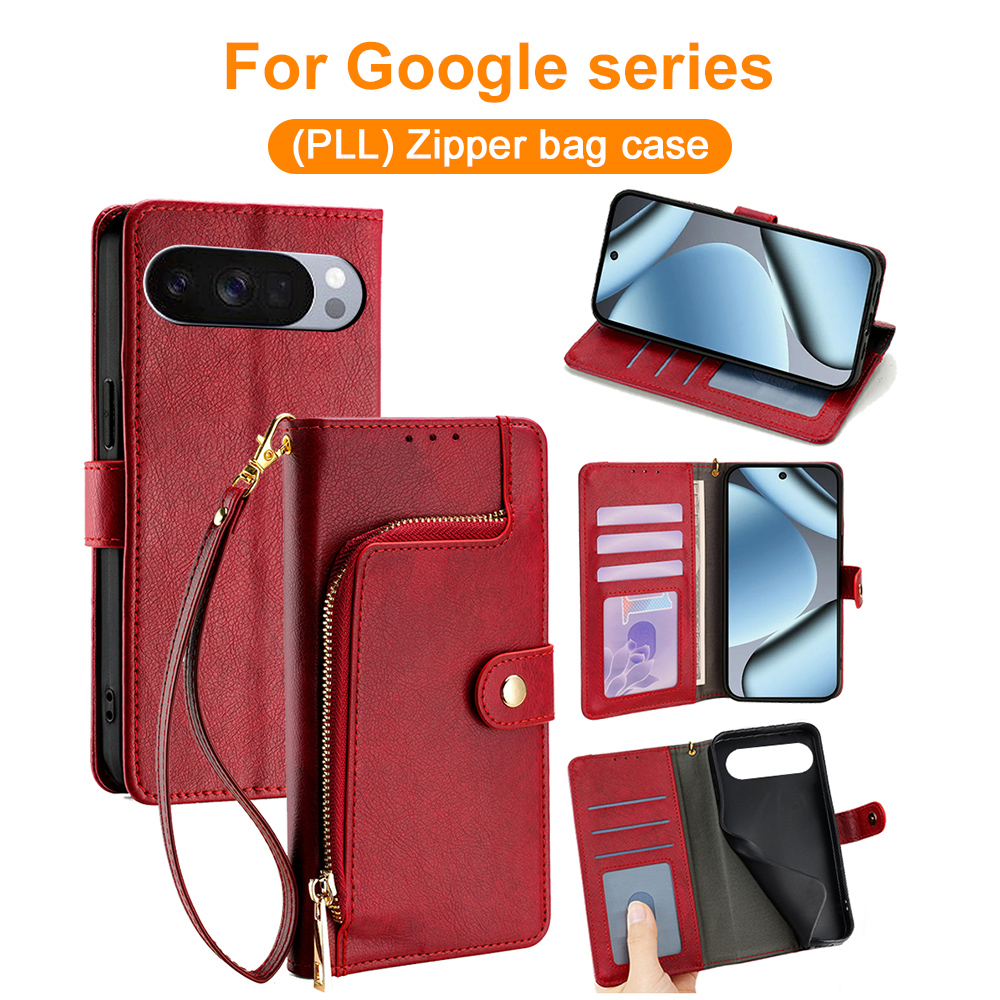 PU Leather Zipper Wallet Folio - Leather Folio Wallet Case review and price