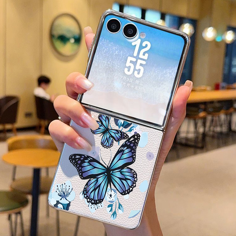 Purple Butterfly PU Leather Ph - Phone Cases Purple review and price