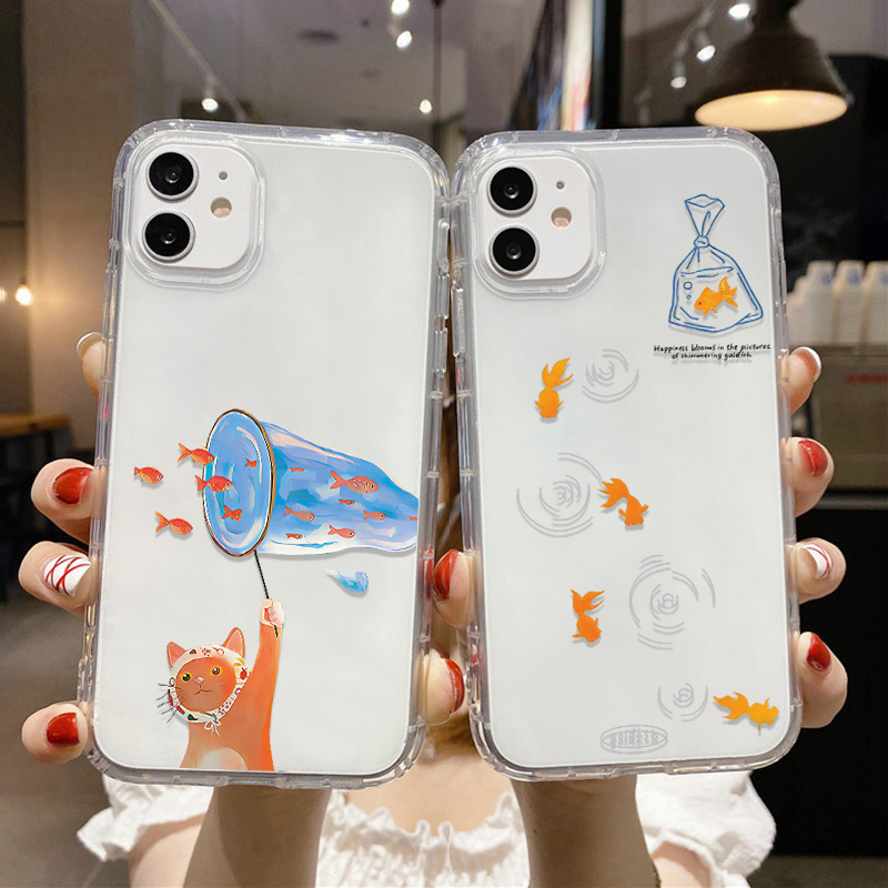 Lovely Fishes Clear Phone Case - Phone Cases Xr Iphone review and price