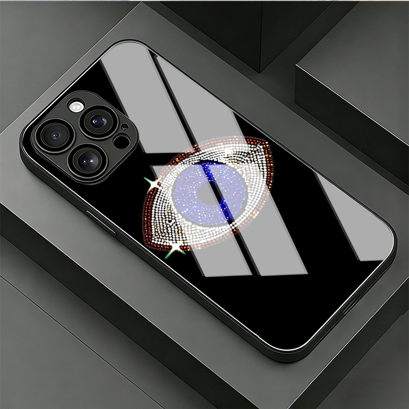 Vogue Dark Blue Eyes Tempered  - Phone Cases Vogue review and price