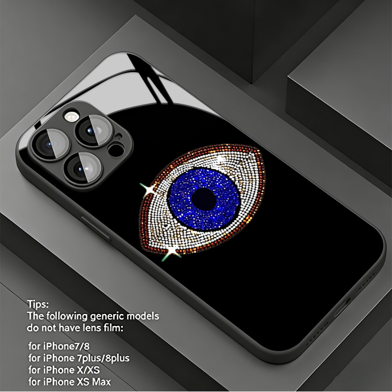 Vogue Dark Blue Eyes Tempered  - Phone Cases Vogue review and price