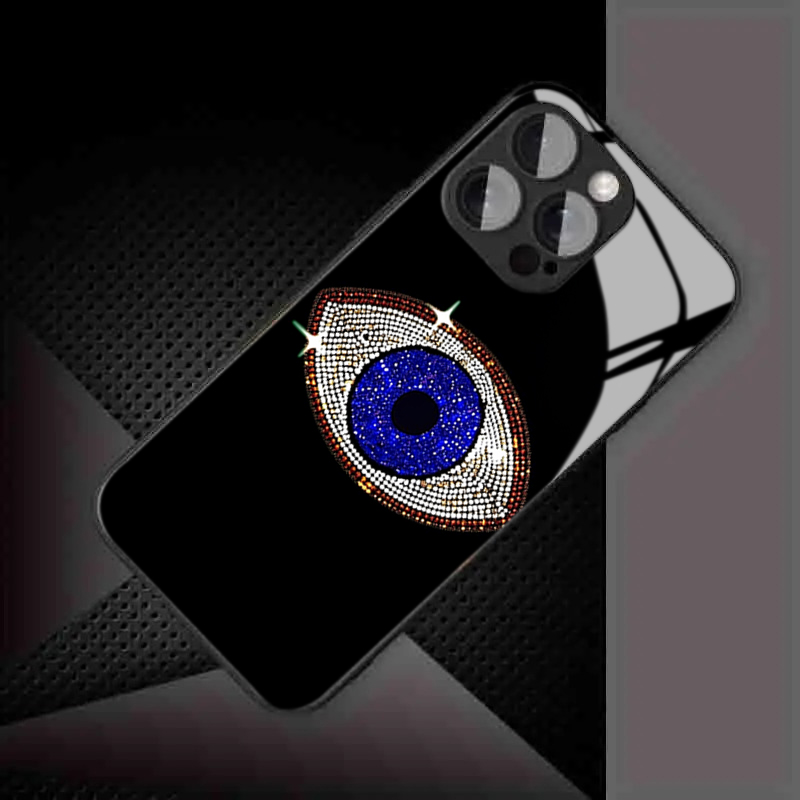 Vogue Dark Blue Eyes Tempered  - Phone Cases Vogue review and price