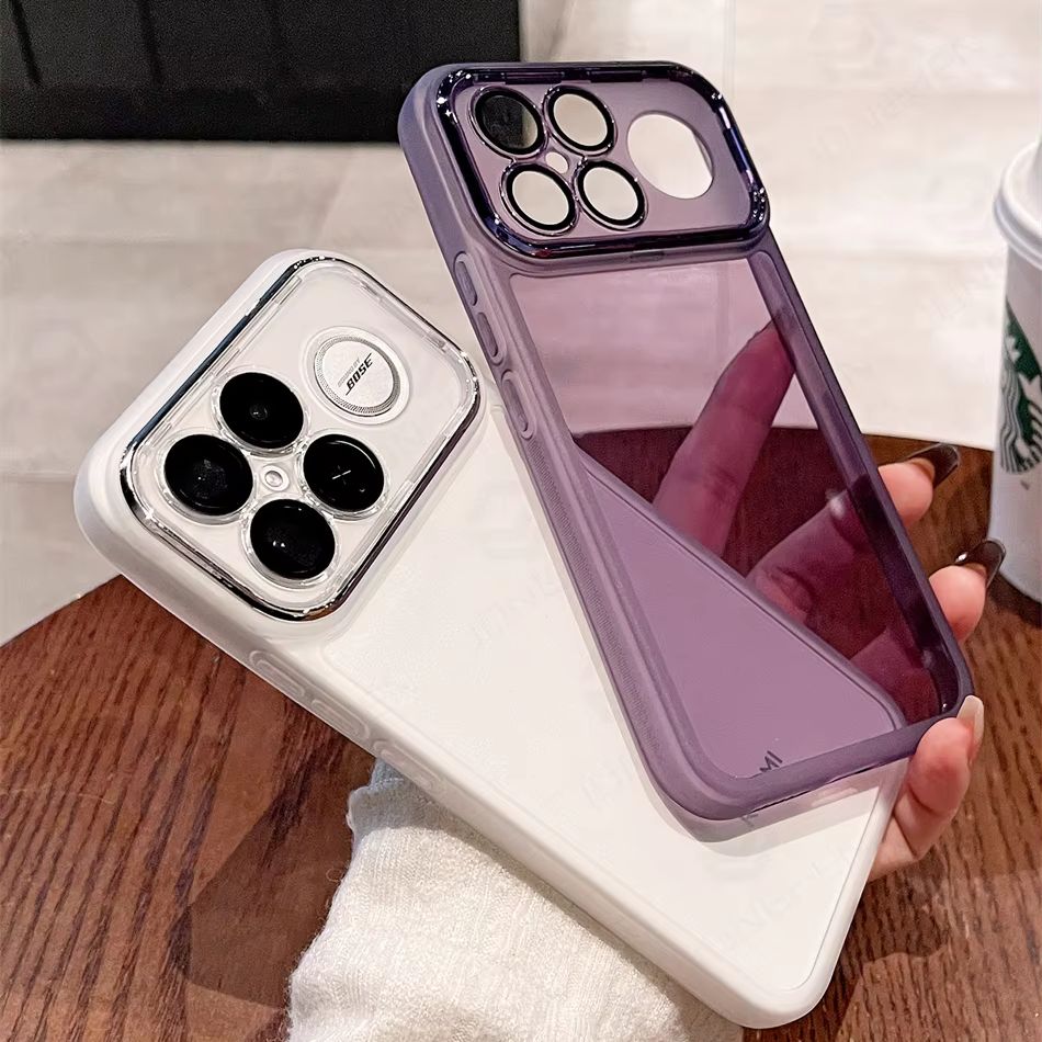 Simple With Lens Protect Film  - Transparent Thin Case review and price