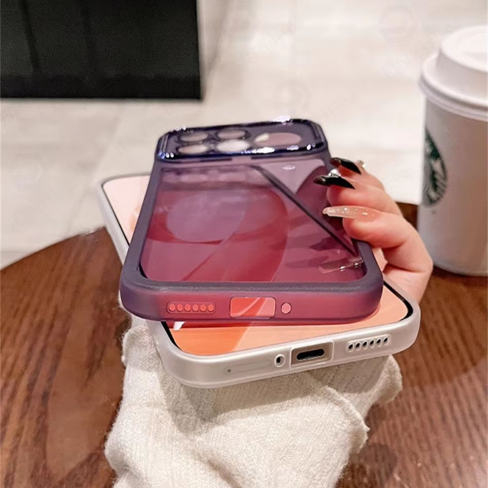 Simple With Lens Protect Film  - Transparent Thin Case review and price