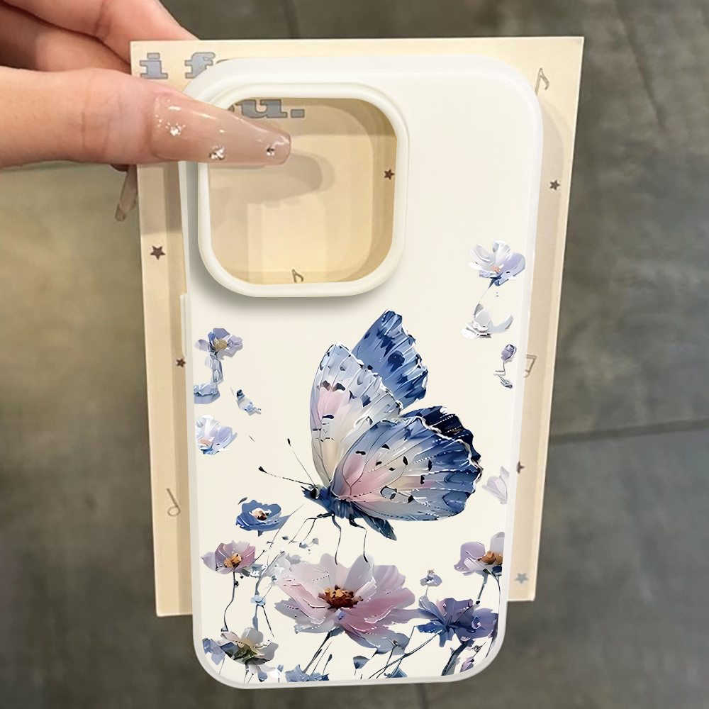Watercolor Blue Purple Butterf - Phone Cases Purple review and price