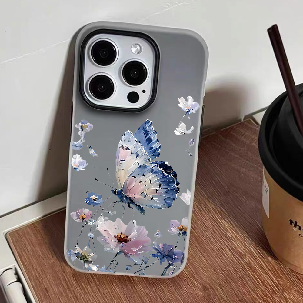 Watercolor Blue Purple Butterf - Phone Cases Purple review and price