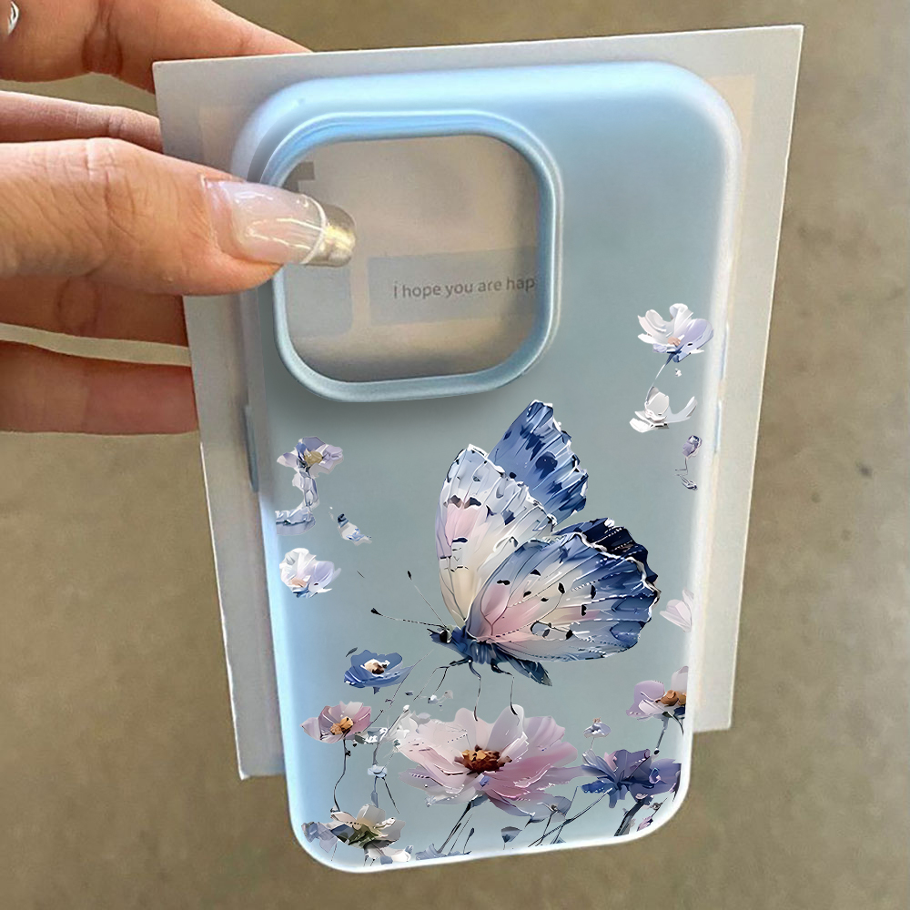 Watercolor Blue Purple Butterf - Phone Cases Purple review and price