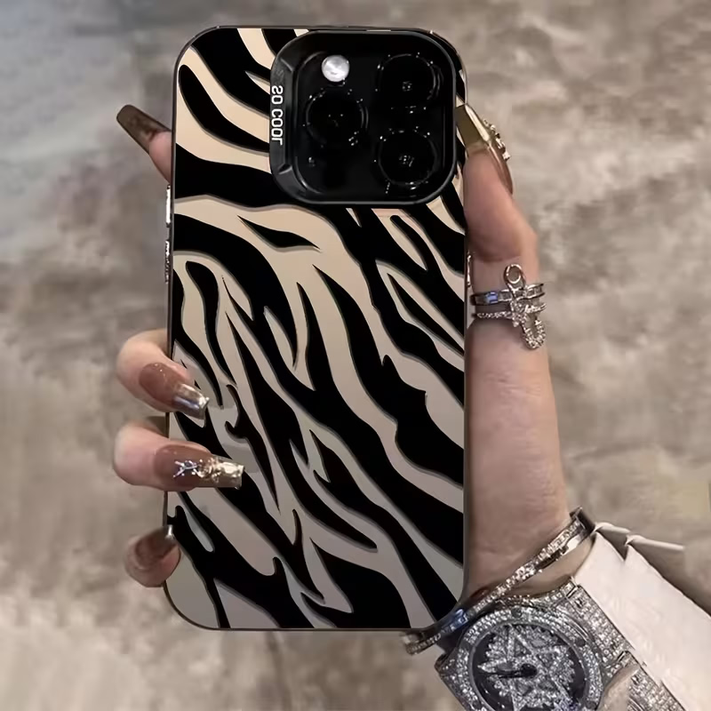 Zebra Pattern Black Advanced I - Phone Cases For Iphone 13 review and price