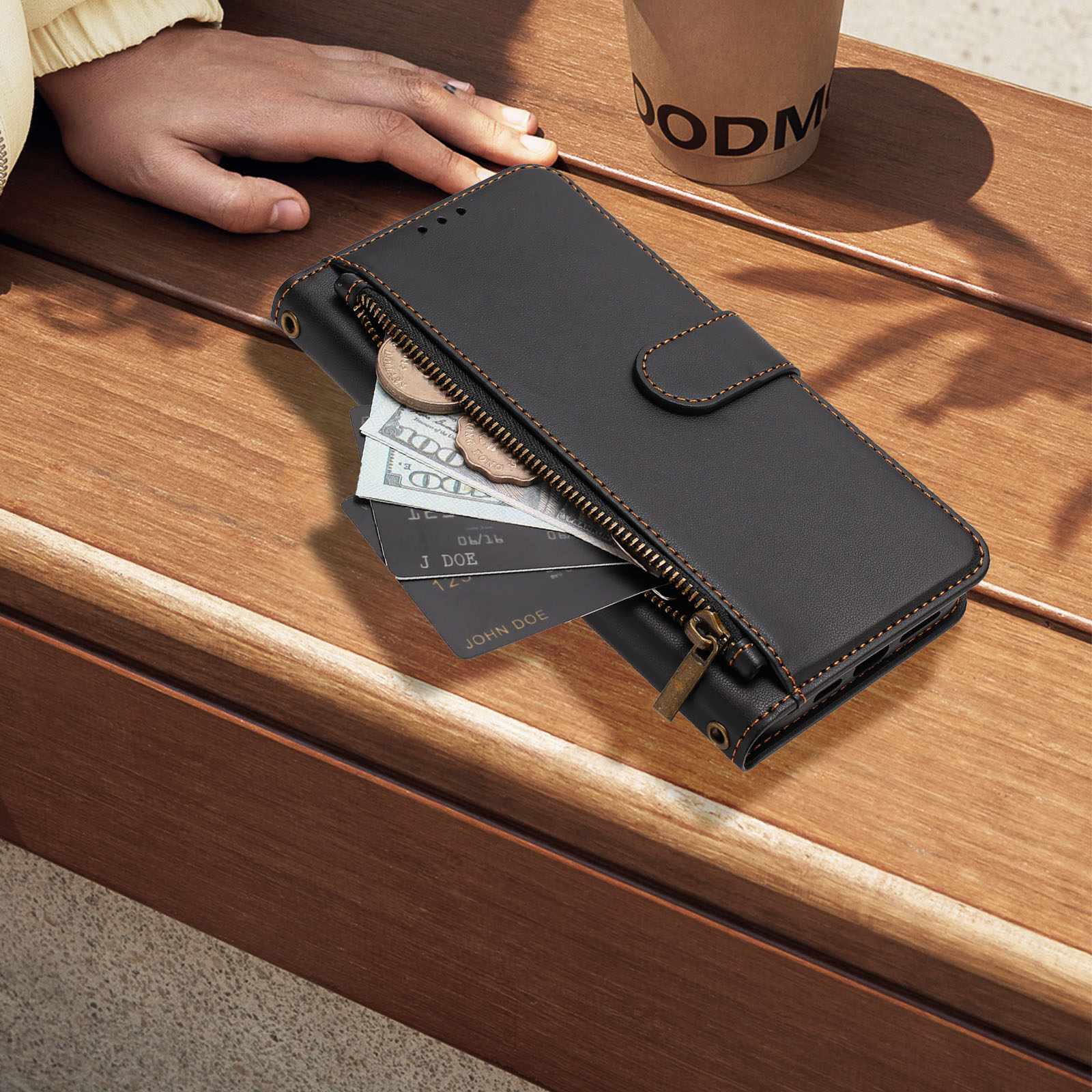 Folio Magnetic Wallet Flip Lea - Leather Folio Wallet Case review and price