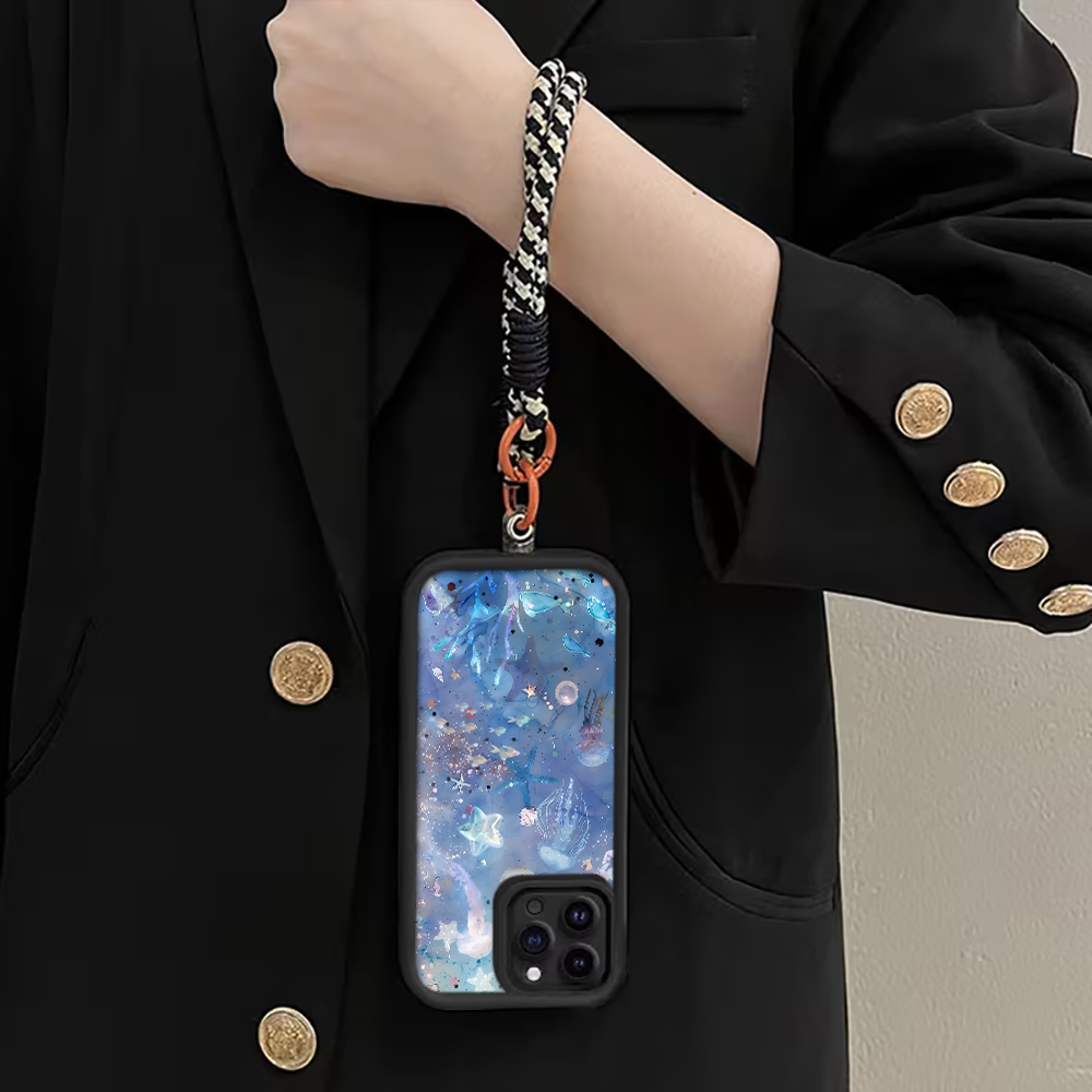 Blue Purple Jellyfish Strap Ro - Phone Cases Purple review and price