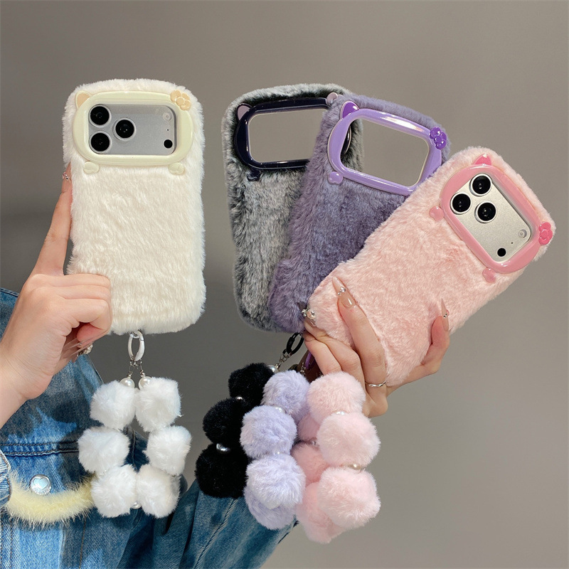 Luxury Solid Colors Furry Plus - Phone Cases For Iphone 13 review and price