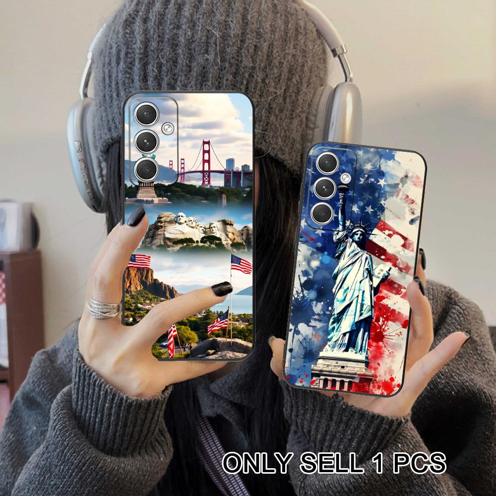 USA America Flag Matte TPU Mob - Phone Cases Usa review and price