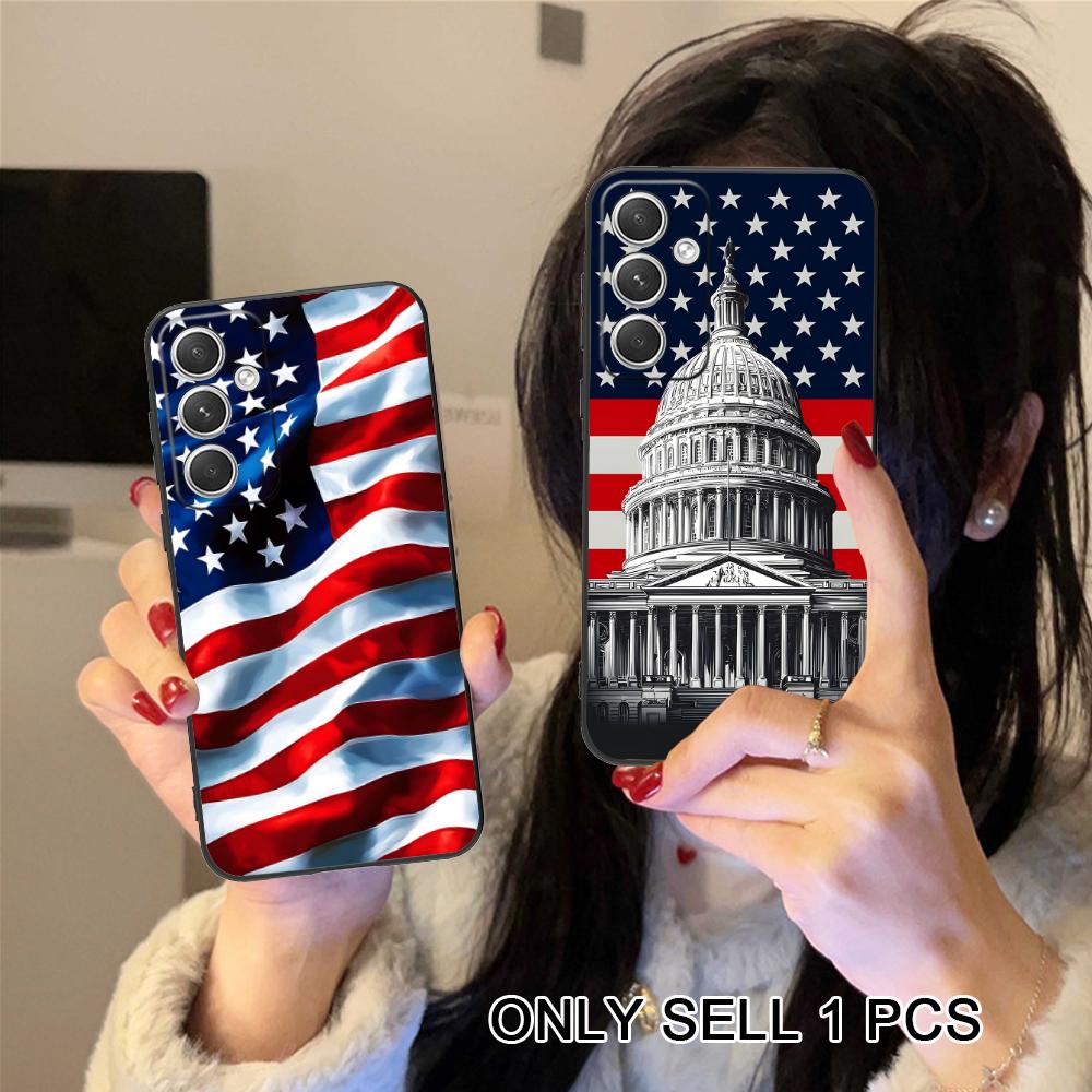 USA America Flag Matte TPU Mob - Phone Cases Usa review and price