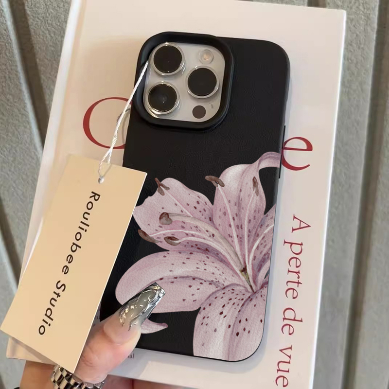 Purple Lily Flower Phone Case  - Phone Cases Purple review and price