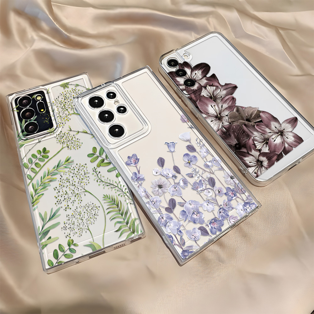 Purple Flower Phone Case For S - Phone Cases Purple review and price