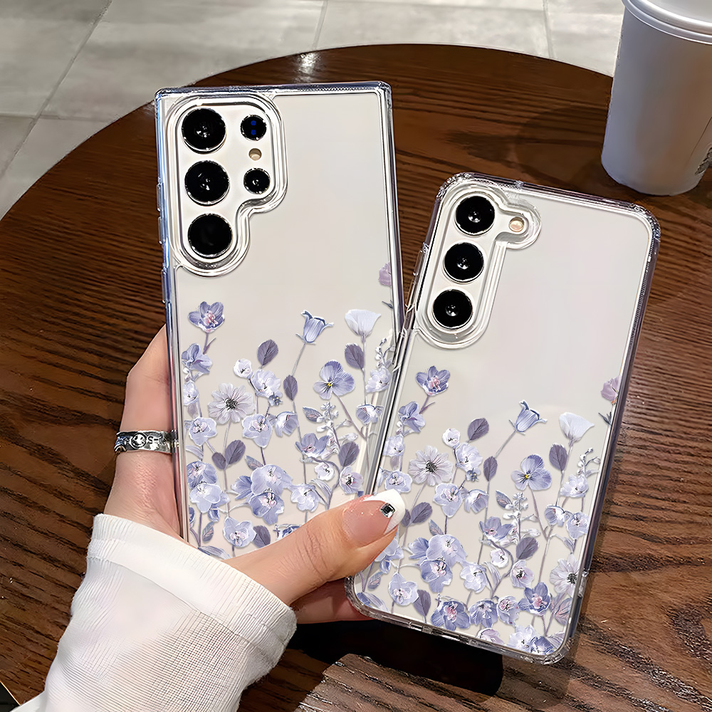 Purple Flower Phone Case For S - Phone Cases Purple review and price