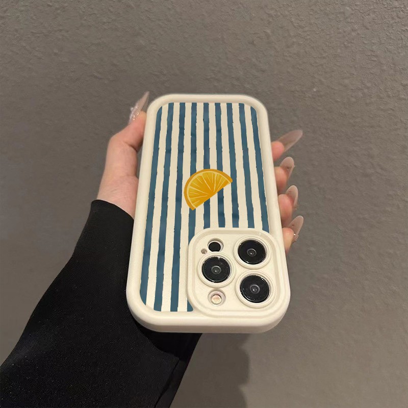 Striped Lemon Slice Pattern Ph - Phone Cases Xr Iphone review and price