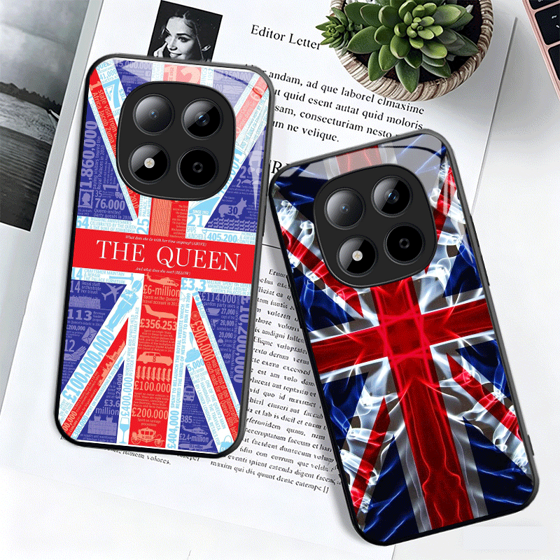 Union Jack England UK Flag Gla - Phone Cases Shein review and price