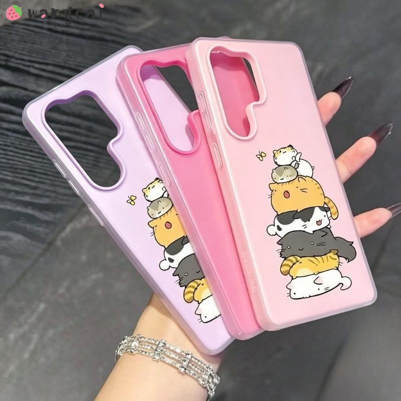 Cute Cat 2 in1 Matte Phone Cas - Phone Cases India review and price