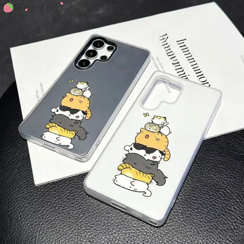 Cute Cat 2 in1 Matte Phone Cas - Phone Cases India review and price