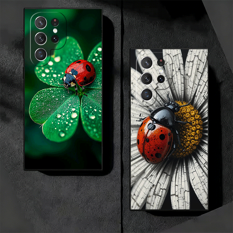 Seven-Spotted Red ladybug Soft - Phone Cases Shein review and price