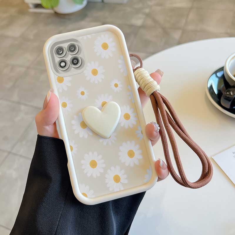 3pcs(White Sunflowers Phone Ca - Phone Cases India review and price