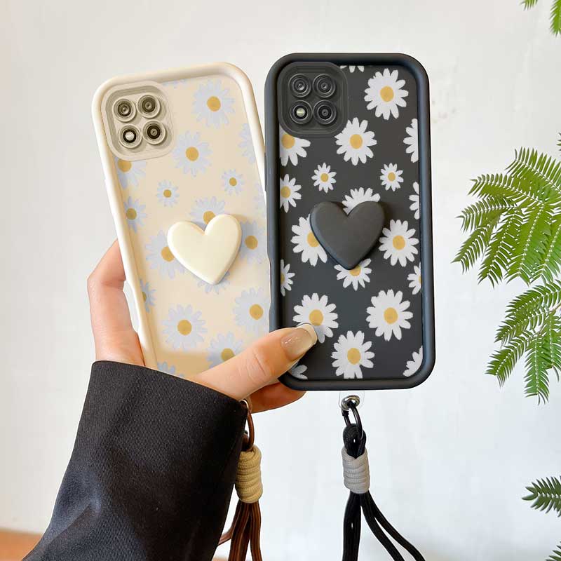 3pcs(White Sunflowers Phone Ca - Phone Cases India review and price