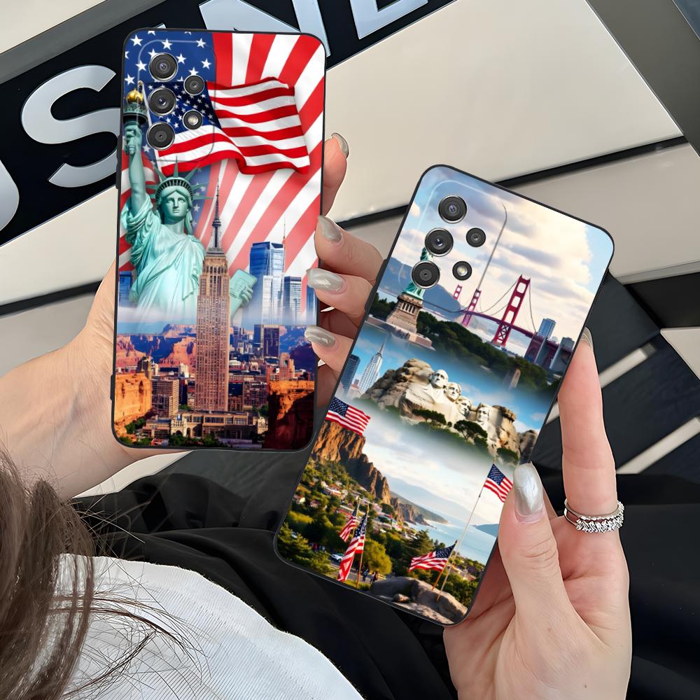 USA America Flag Matte TPU Mob - Phone Cases Usa review and price