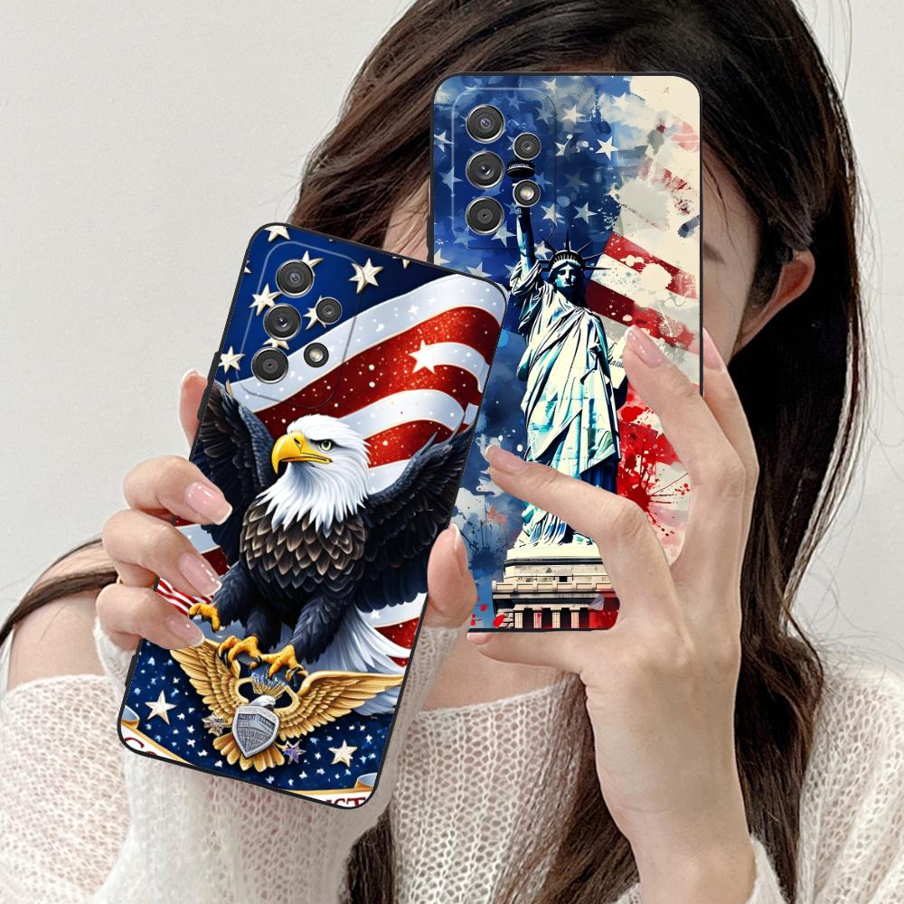 USA America Flag Matte TPU Mob - Phone Cases Usa review and price