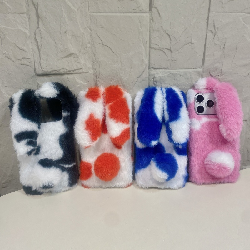 Cute Rabbit Design Fluffy Phon - Phone Cases For Iphone 13 review and price