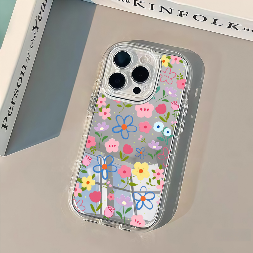 Korean Ins Style Floral Silver - Phone Cases Xr Iphone review and price