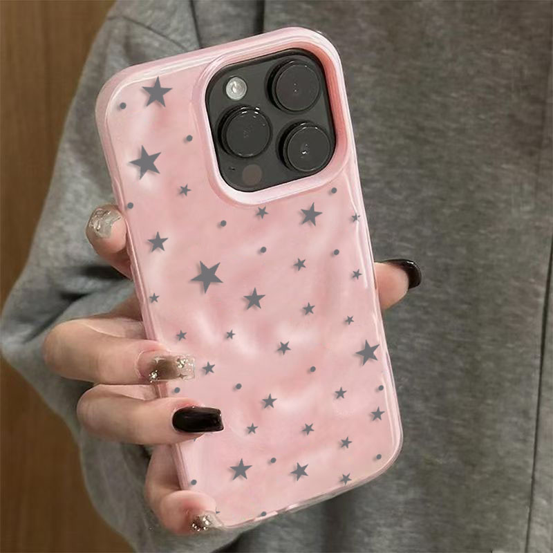 Minimalist Cute Star Wave Text - Phone Cases Purple review and price